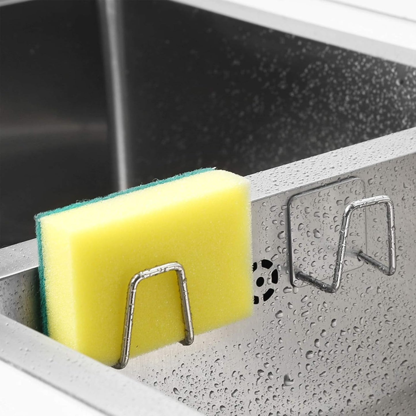 Adhesive Sponge Holder Sink Caddy for Kitchen Accessories