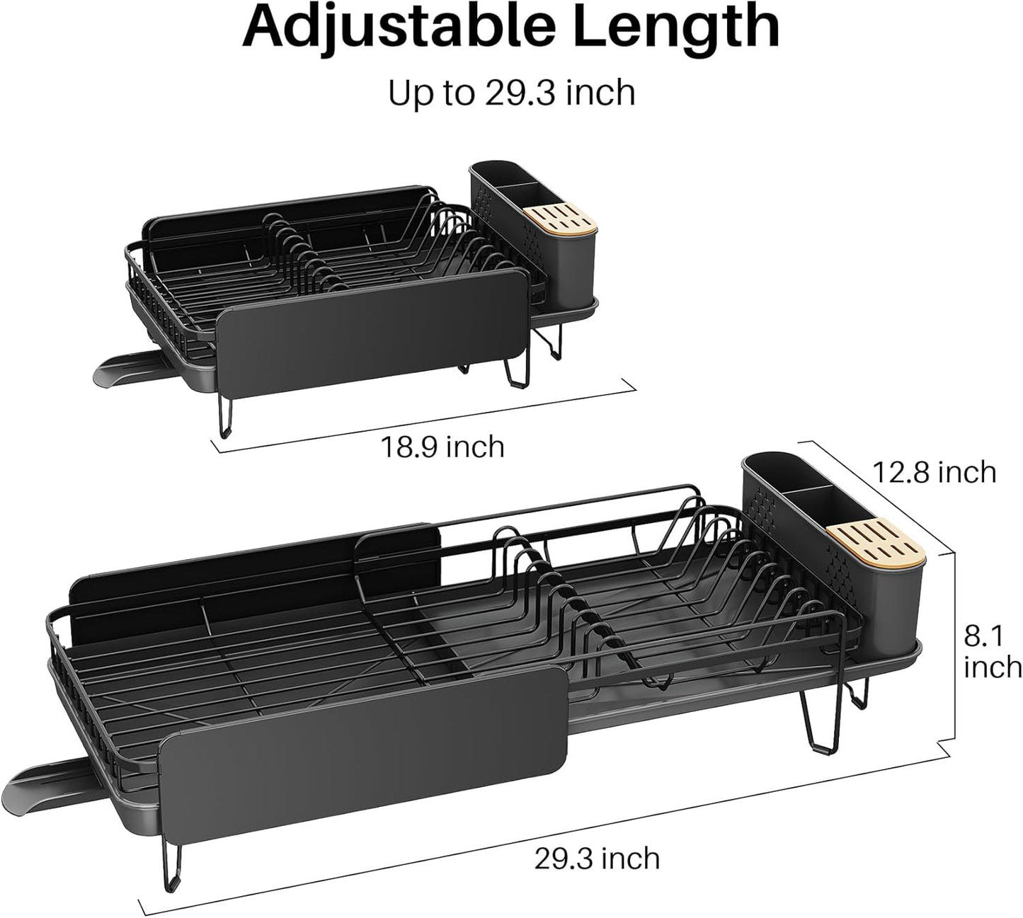 Dish Drying Rack - Large Dish Racks for Kitchen Counter