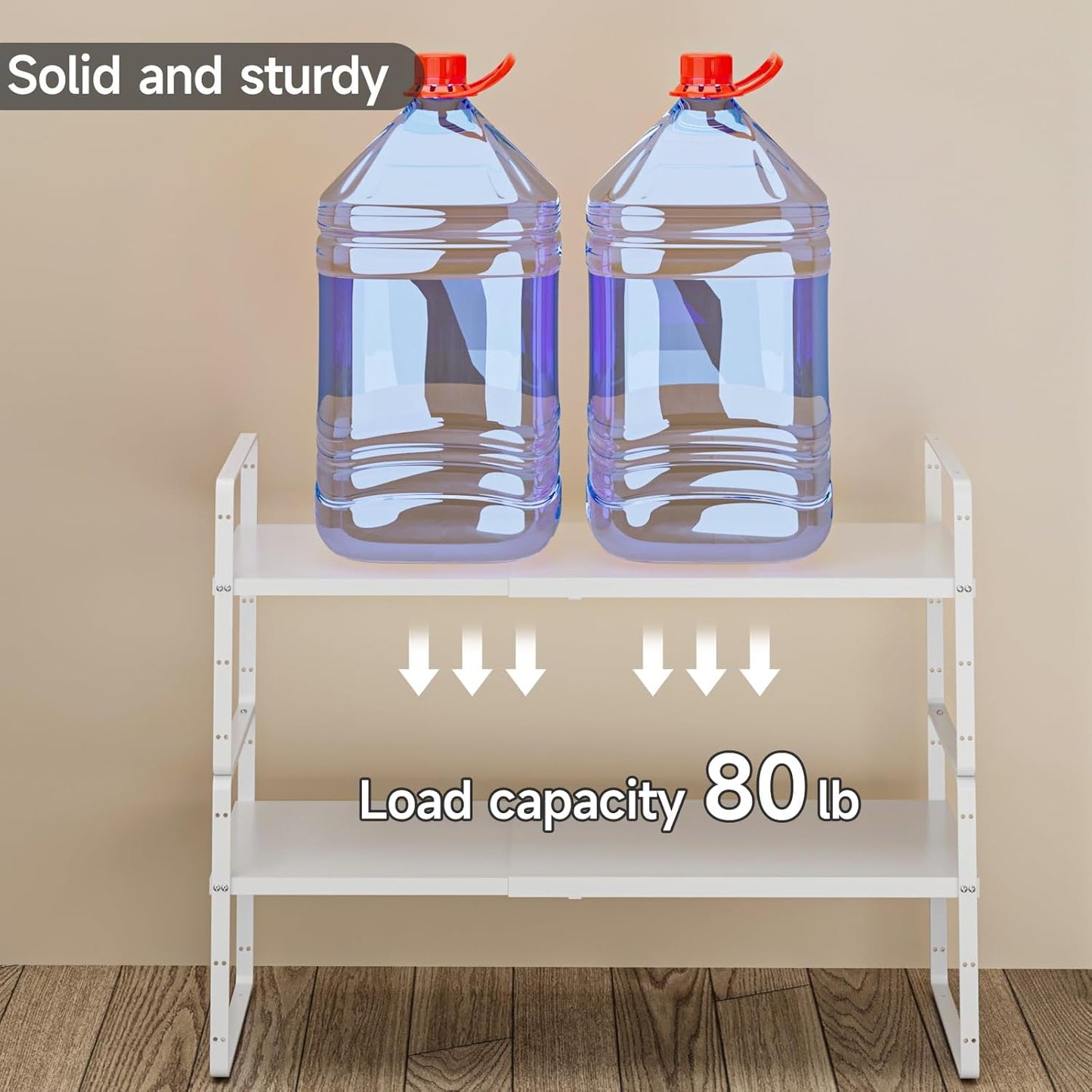 16.5-27’’L Expandable Cabinet Shelf Organizers