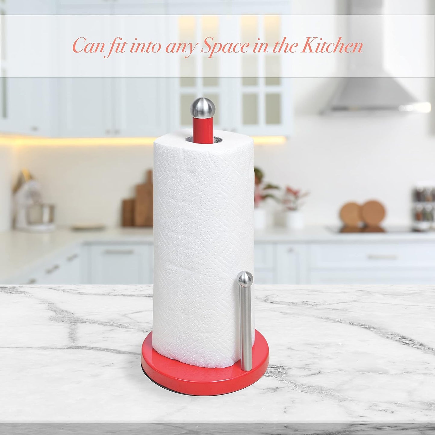 Paper Towel Holder in Red