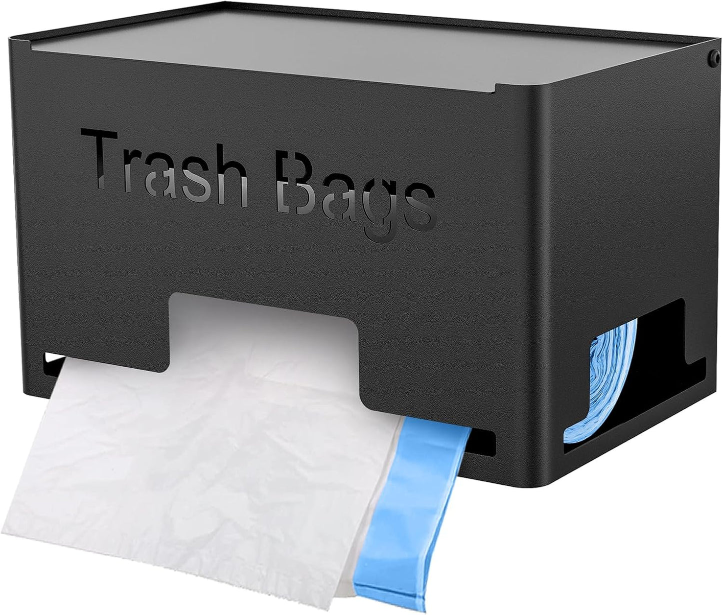 Large Trash Bag Holder Dispenser, Metal Garbage Bag Dispenser Roll Holder