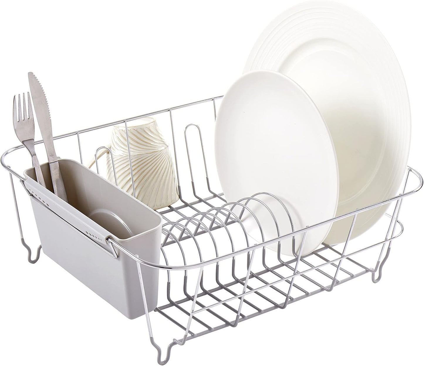 Dish Drying Rack & Cutlery Holder 2 Piece Set