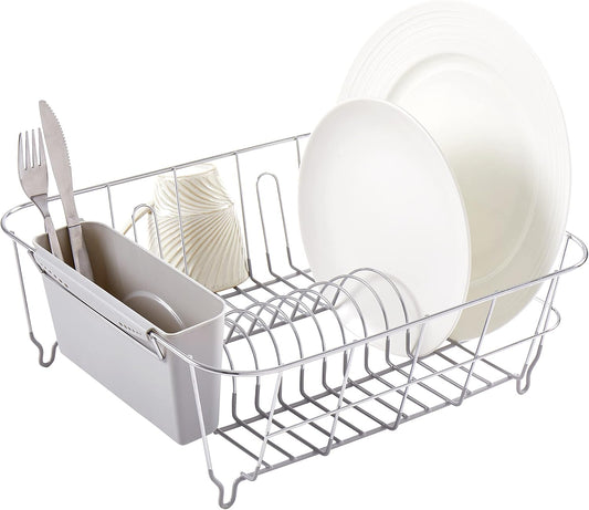 Dish Drying Rack & Cutlery Holder 2 Piece Set