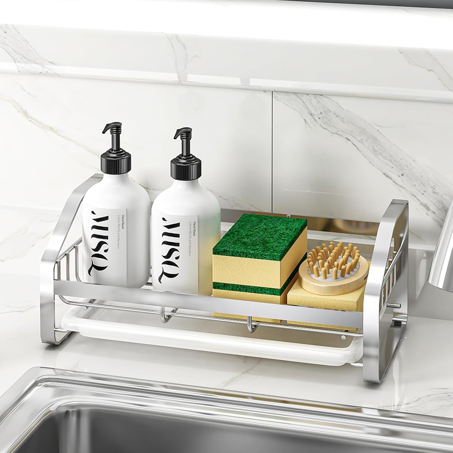 Sink Caddy,Sponge Holder for Kitchen Sink