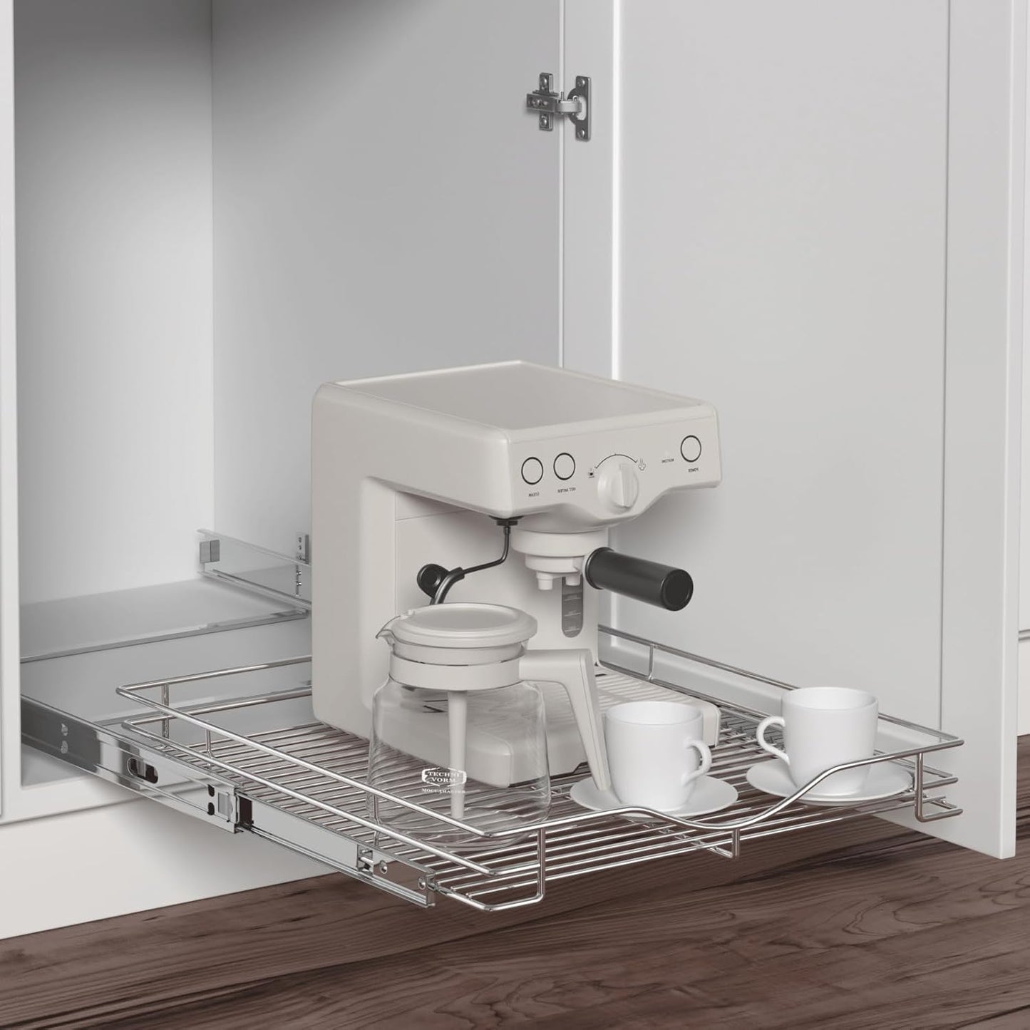 Pull Out Cabinet Organizer (14" W x 21" D), Pull Out Drawers for Kitchen Cabinets