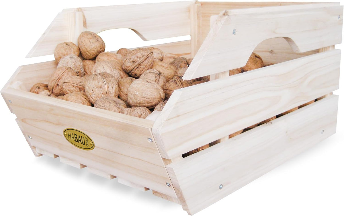 Wood Potato Onion Storage Bins