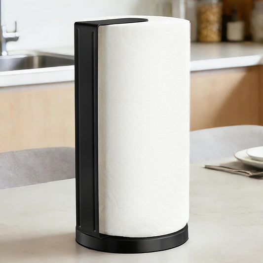 Paper Towel Holder Countertop with Heavy-Duty Anti Slip Weighted Base