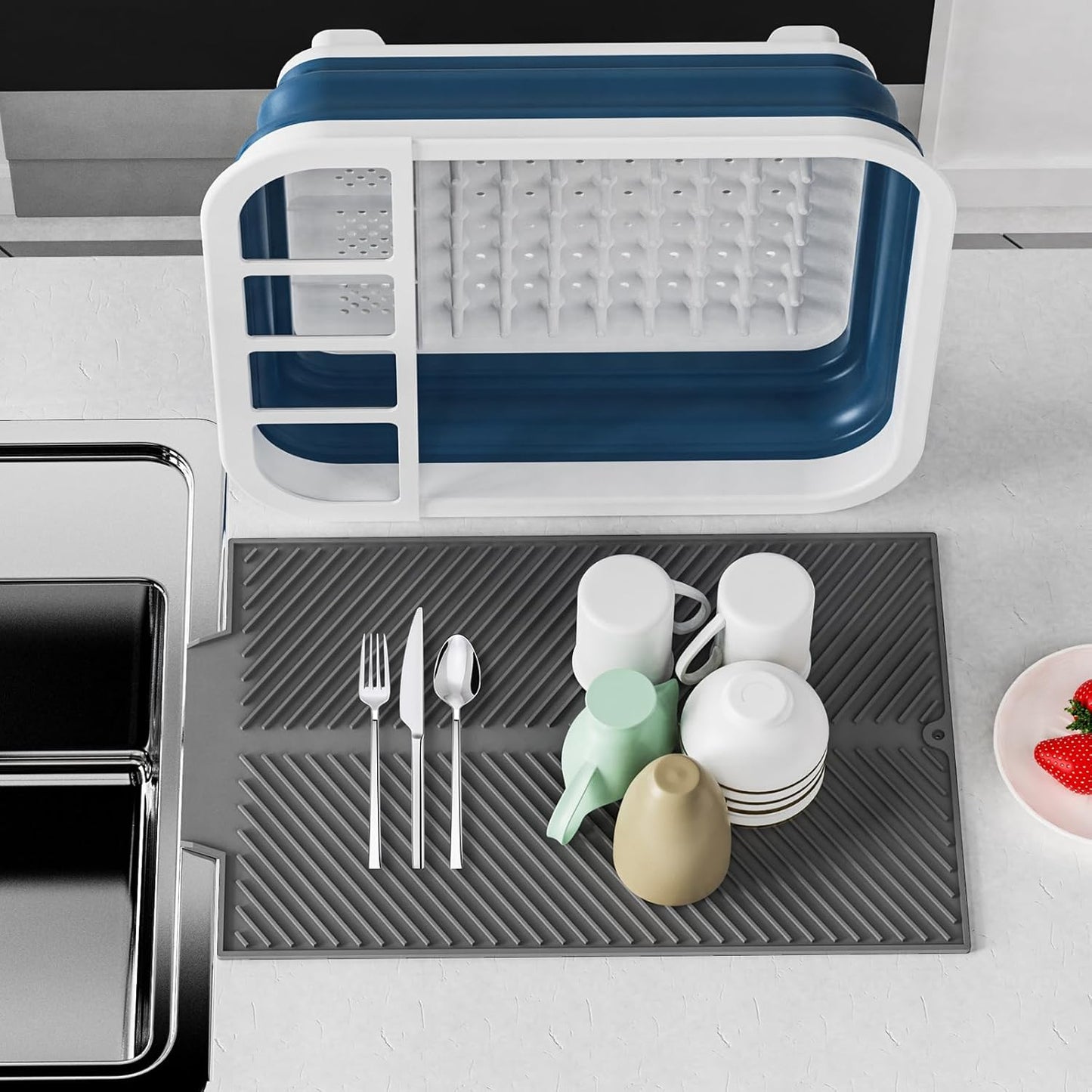 Dish Rack,Drying Rack Kitchen, Dish Racks for Kitchen Counter