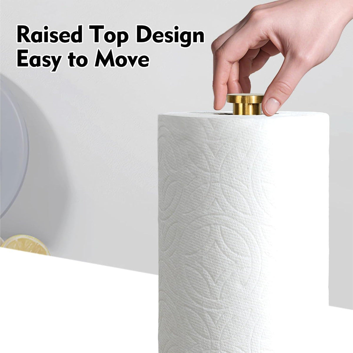 YIGII Marble Base Paper Towel Holder Countertop