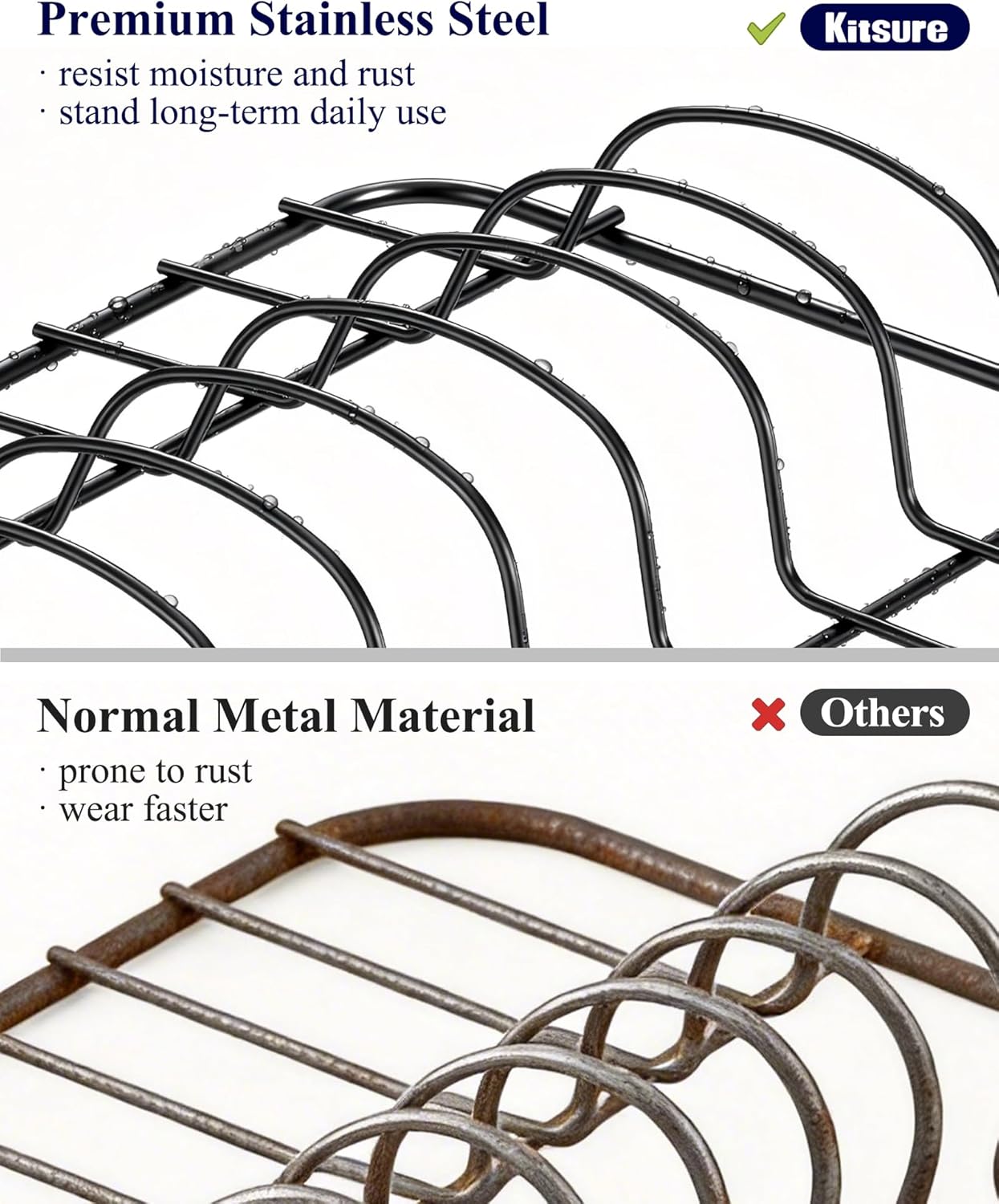 Dish Drying Rack - Multi-Functional Dish Rack for Kitchen Counter with Cutlery Holder