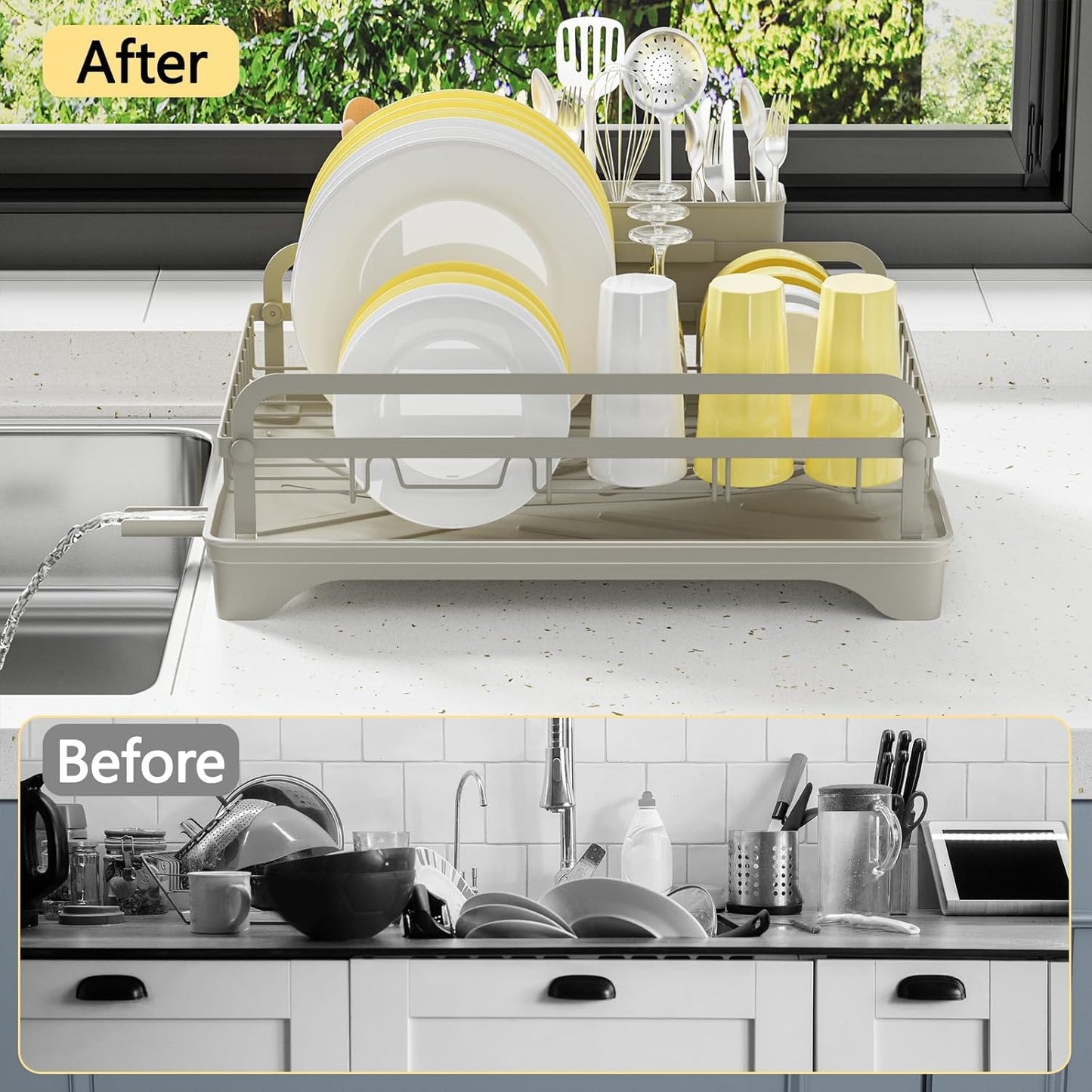 Dish Rack - Dish Racks for Kitchen Counter