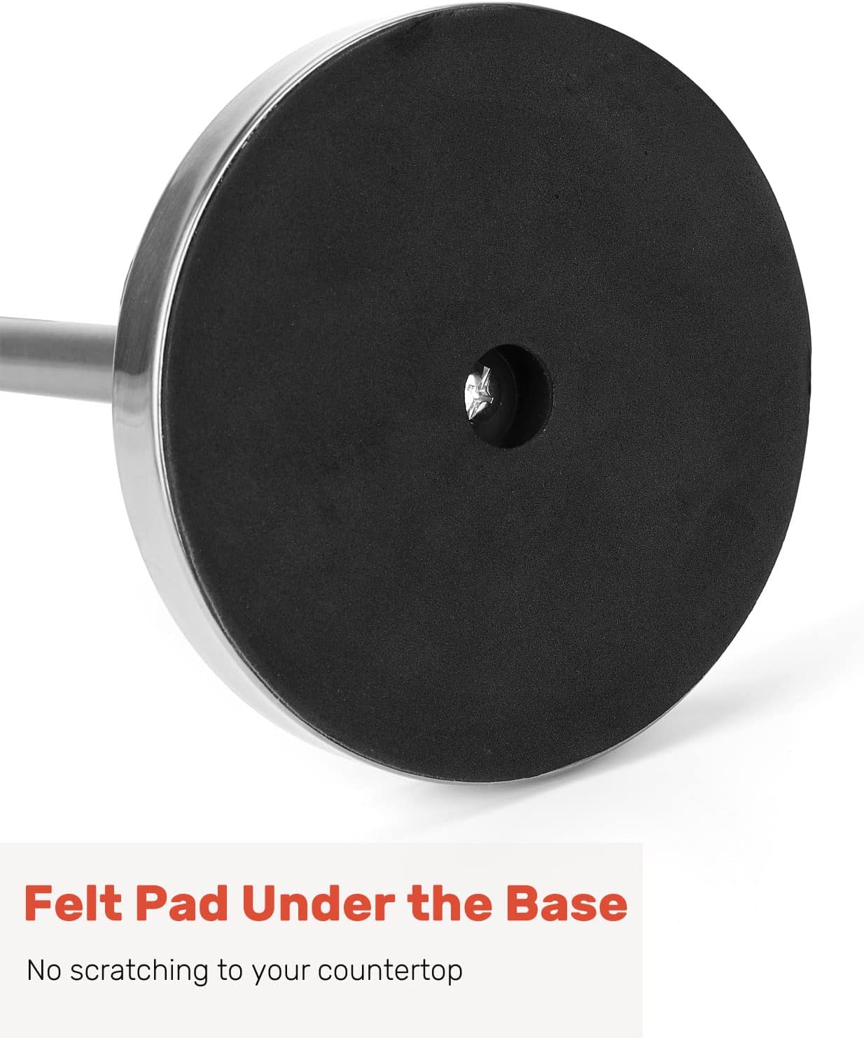 Heavy Weighted Towel Holder, Easy One-Handed Design for Kitchen Stand Dispenser