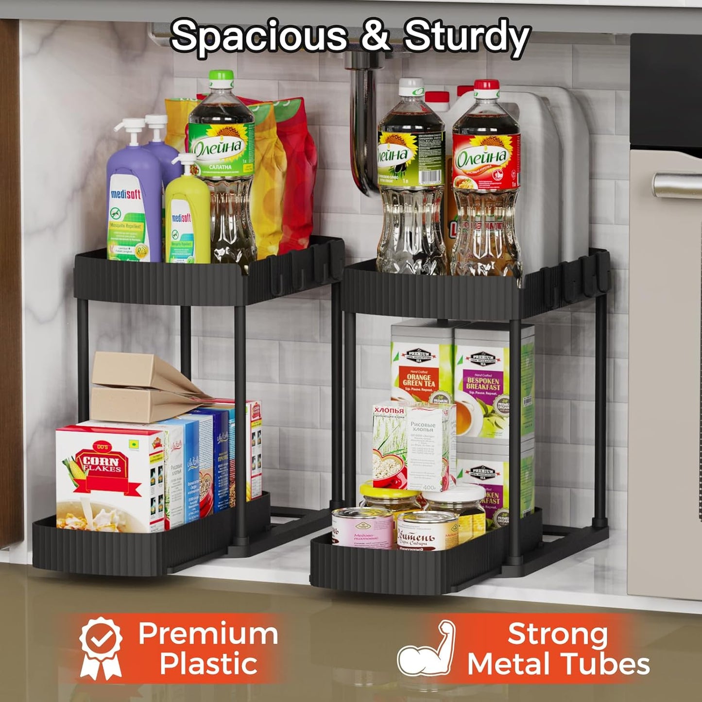 Multi-Purpose Pull-Out Storage Organizers