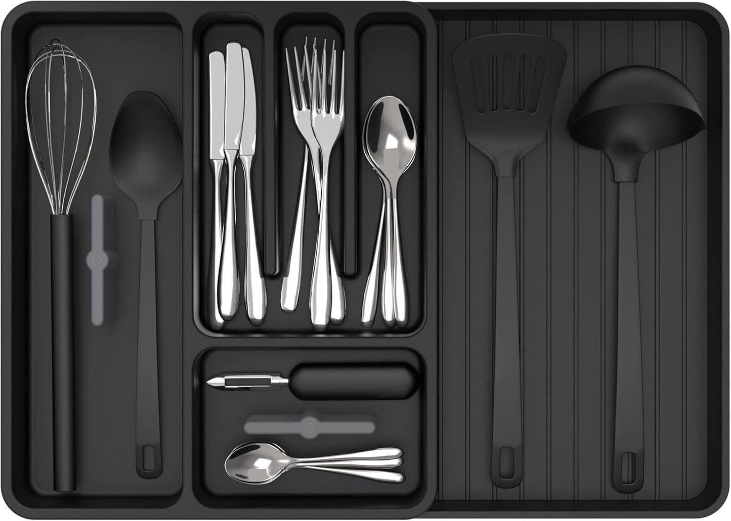 Expandable Silverware Organizer, Flatware Organizer for Drawer