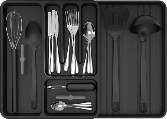 Expandable Silverware Organizer, Flatware Organizer for Drawer