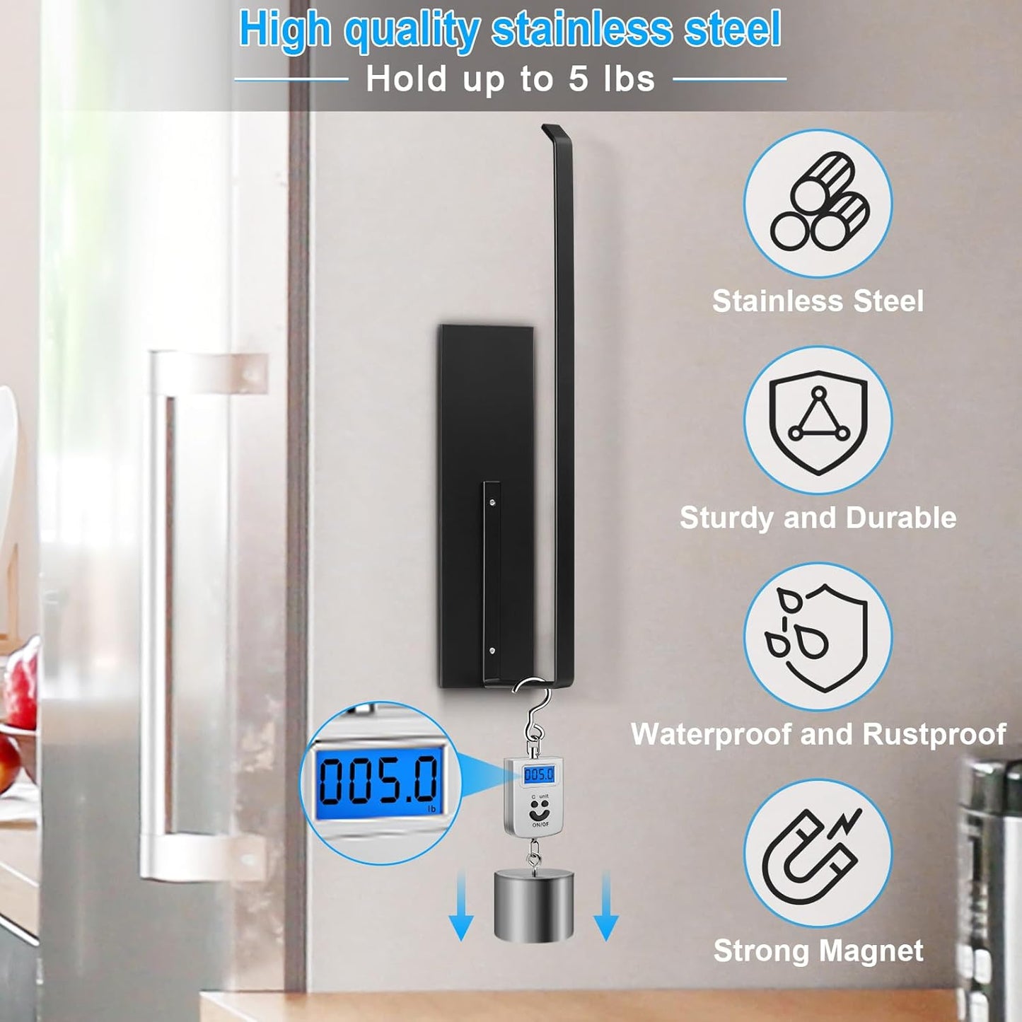 Paper Towel Holder, Magnetic Paper Towel Holder for Fridge