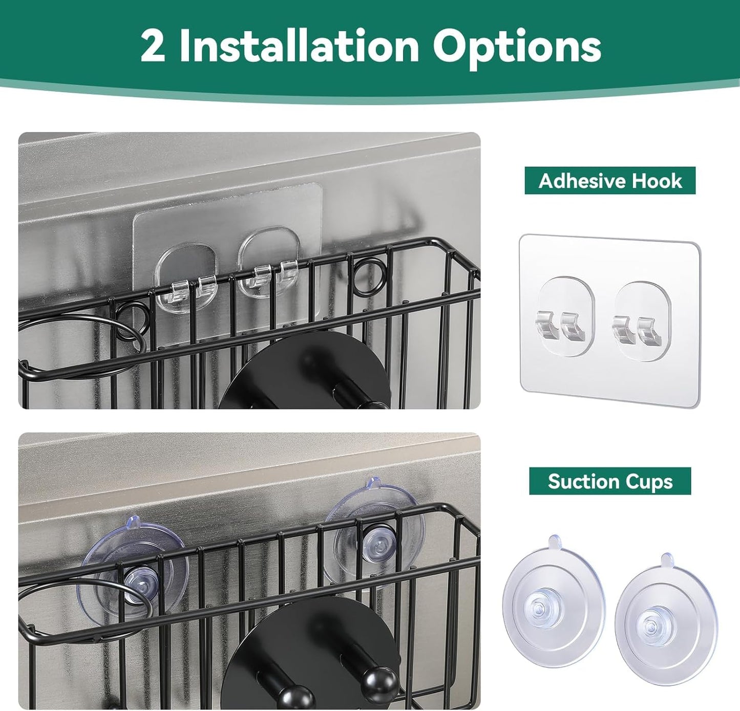 3-IN-1 Multiuse Sponge Holder for Kitchen Sink