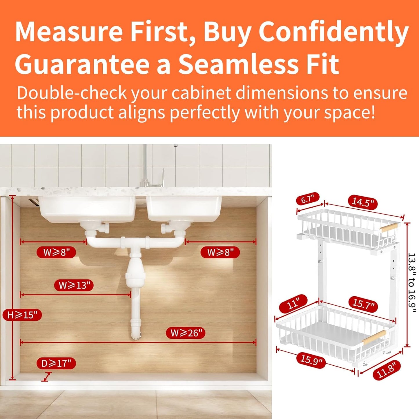 Under Sink Organizer, Under Sink Organizers and Storage