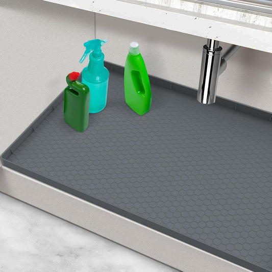 Under Sink Mats for Kitchen Waterproof 34" x 22"