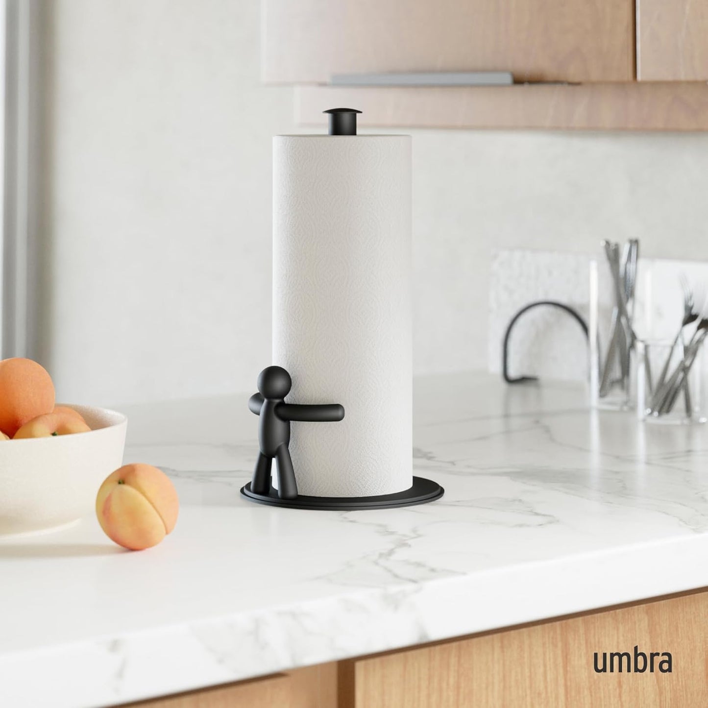 Buddy Countertop Paper Towel Holder, Black