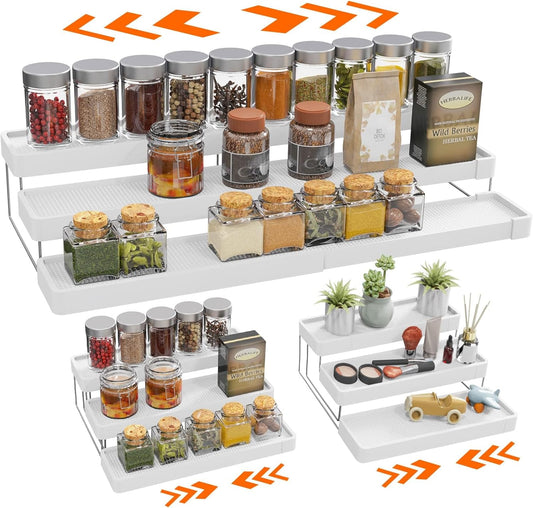 Expandable Spice Rack Organizer for Cabinet