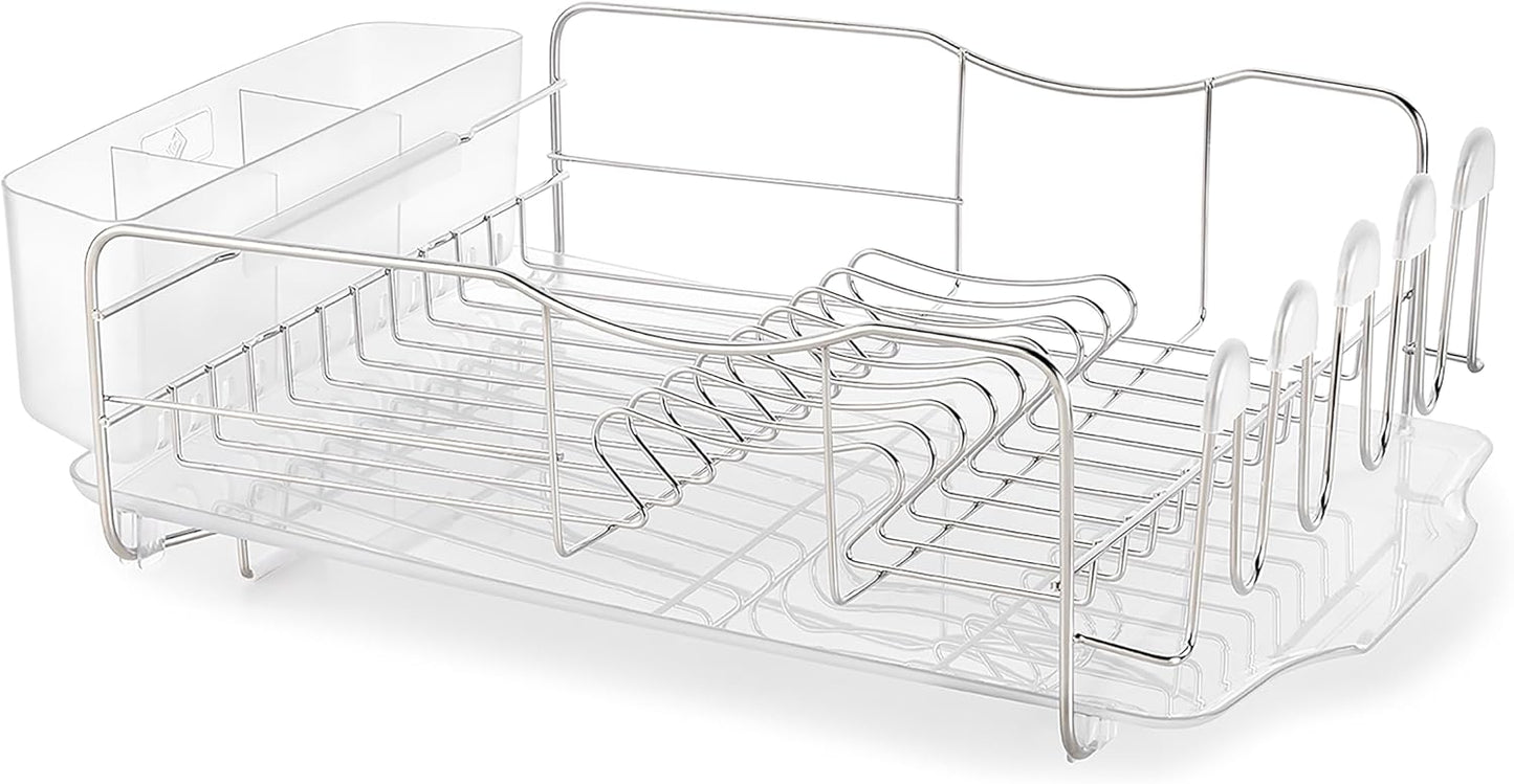 Advantage 3-Piece Stainless Steel Dish Rack, Kitchen Organization and Storage