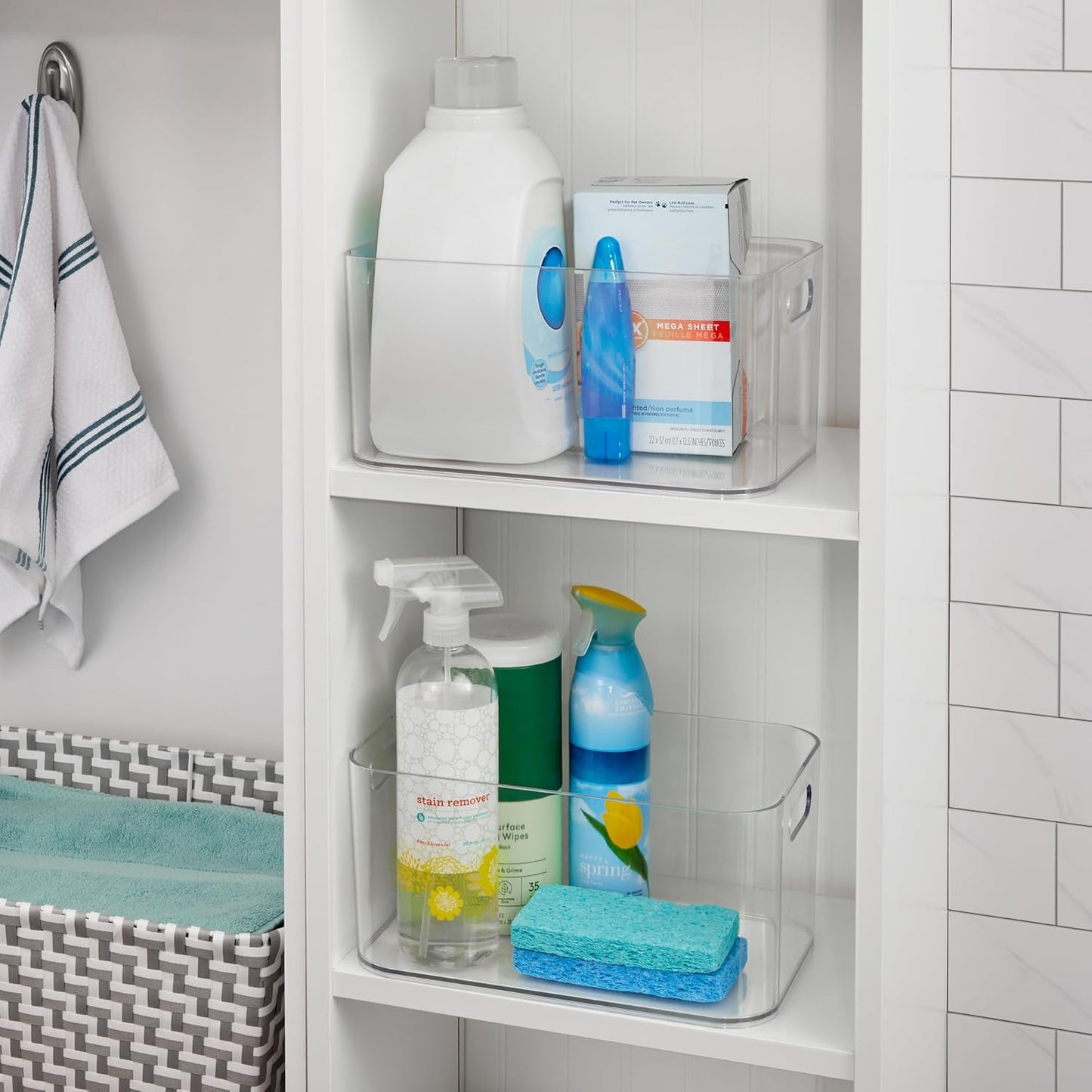 Bliss XL Clear Plastic Storage Bin, Pantry Organizers & Storage Containers