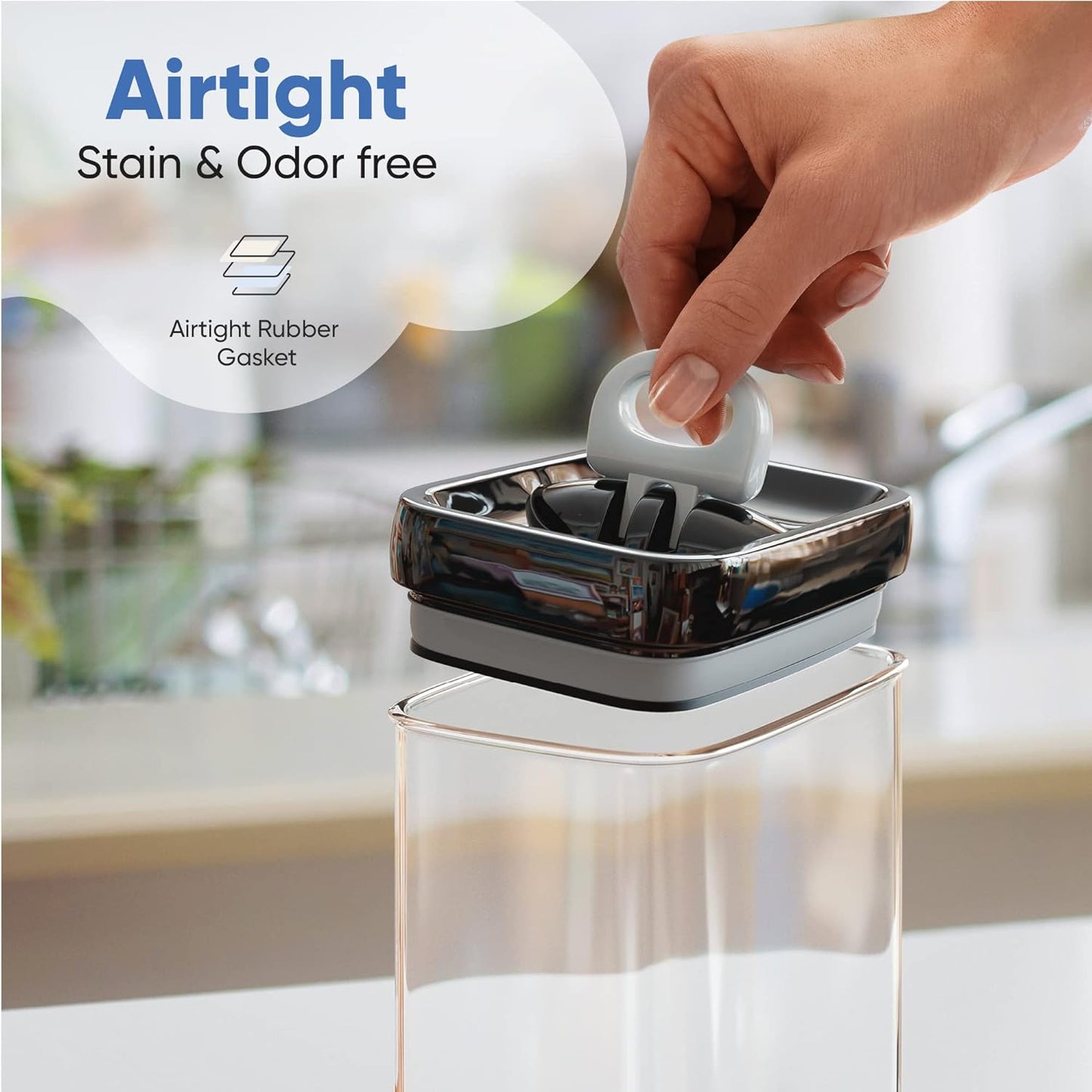 Airtight Food Storage Containers Set for Home Organization