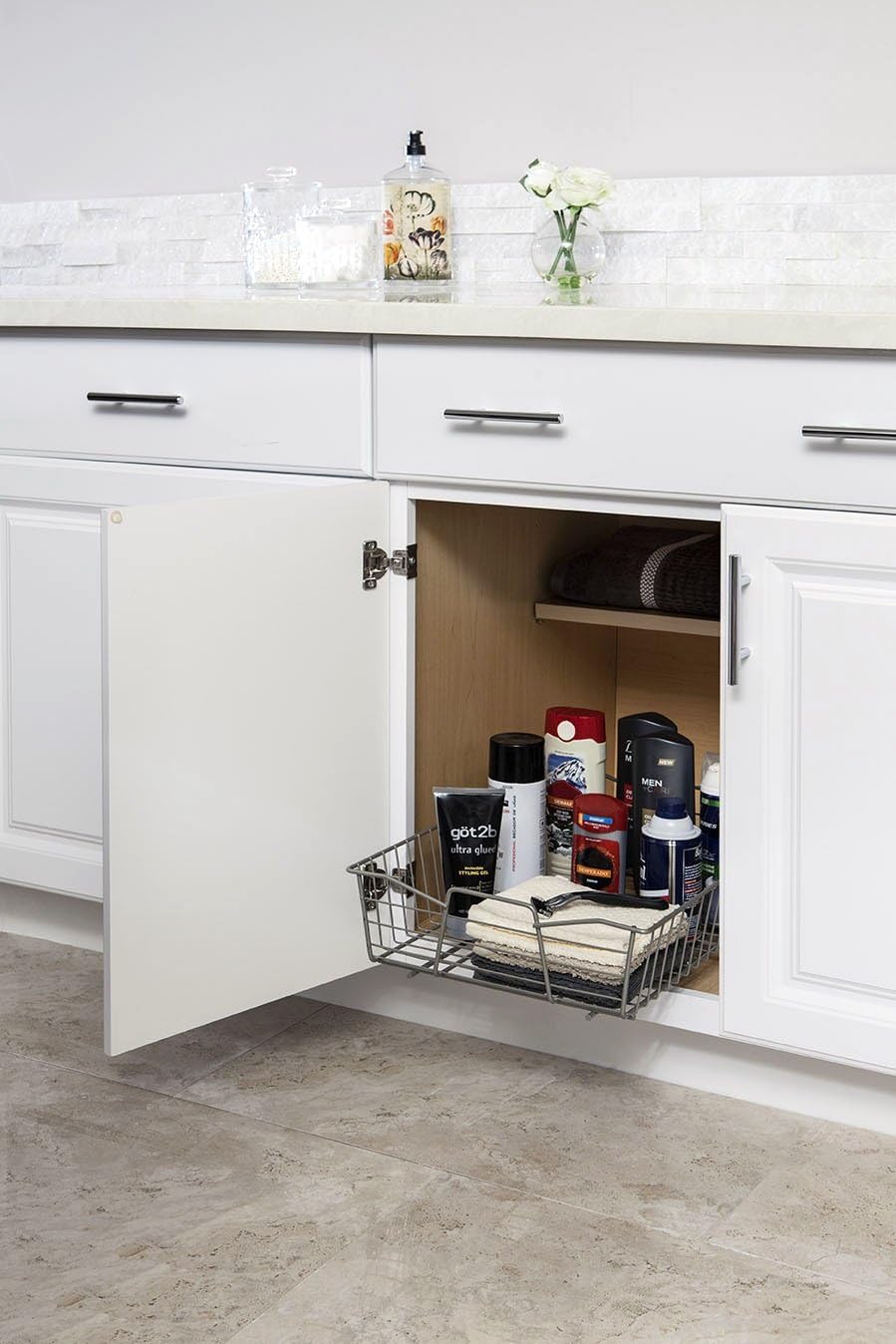 14 in. Pull Out Cabinet Organizer, Heavy Duty, Slide Out Pantry Shelves Drawers for Kitchen
