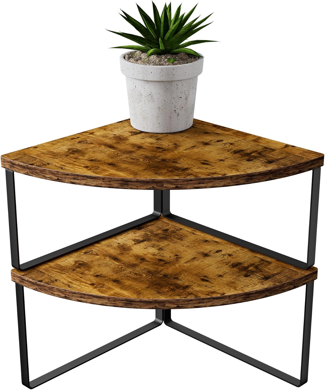 Corner Shelf Countertop Organizer - Set of 2 Corner Shelves for Kitchen Cabinet Organizer