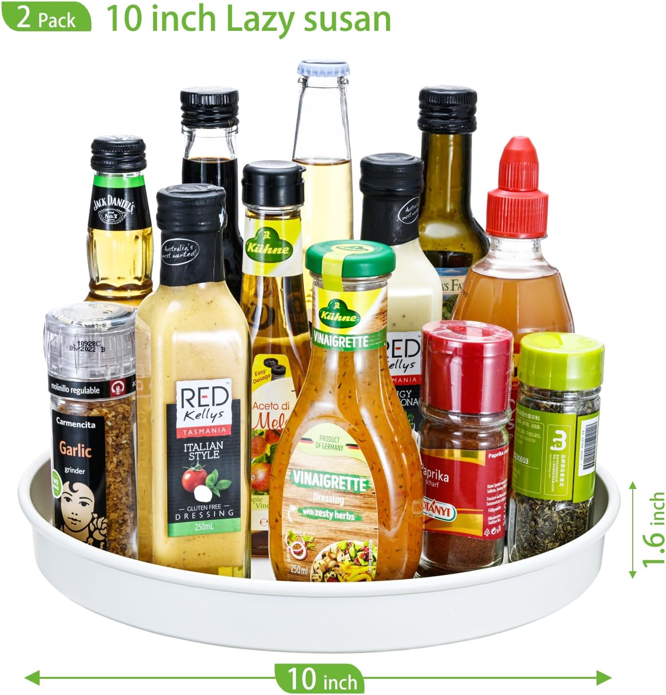 Trays for Household Purposes, Lazy Susan Turntable Organizer