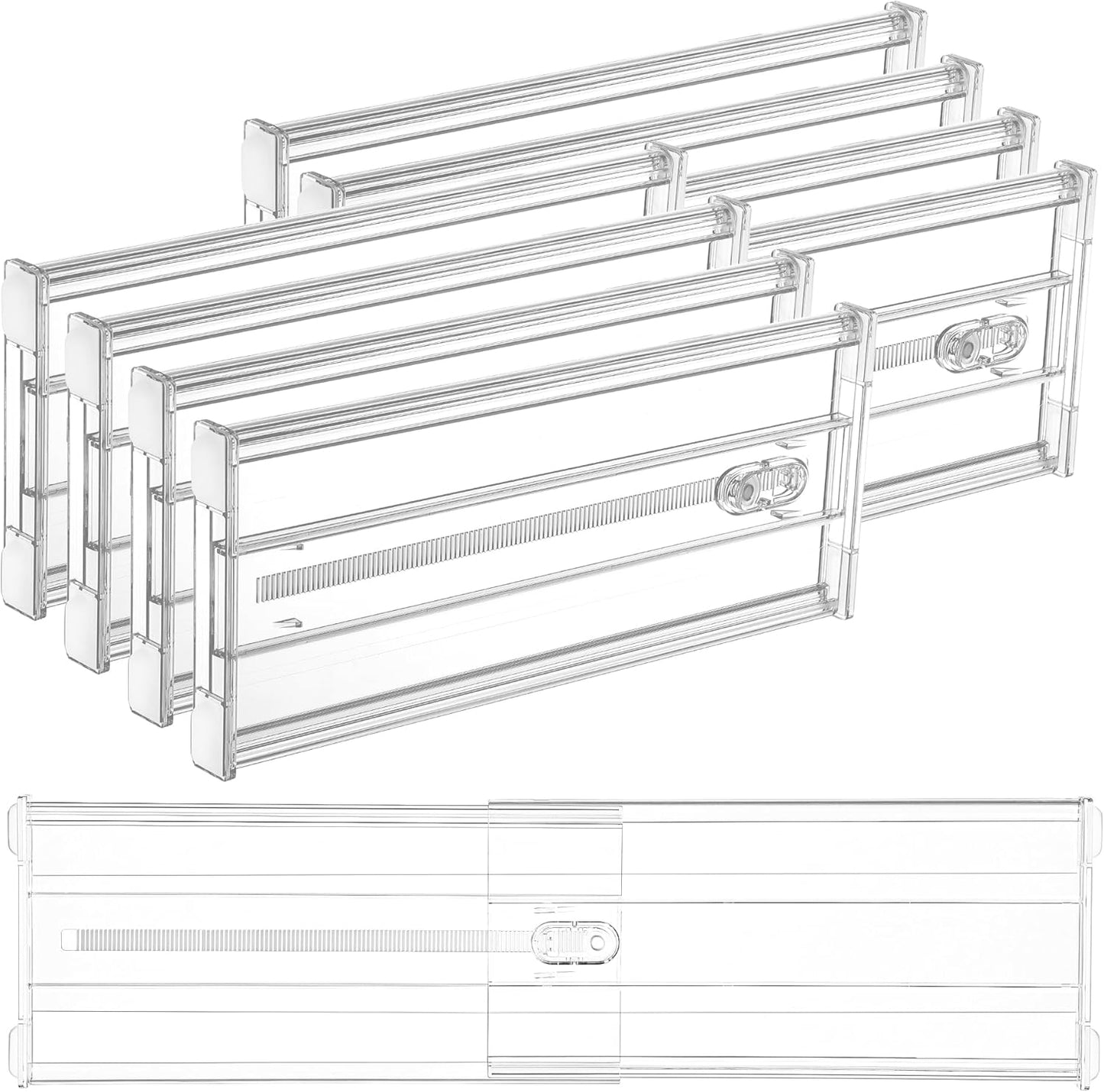 8 Pack 6" Tall Upgrade Drawer Dividers for Big and Deep Drawer