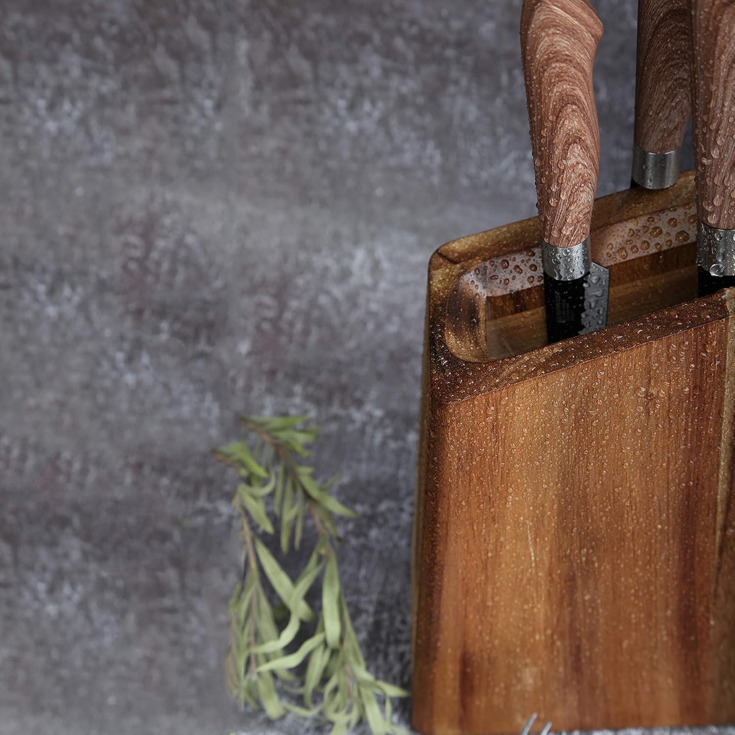 Magnetic Knife Wooden Block Knife Display Holder Rack Double Side Magnetic Stands with Strong Enhanced Magnets Kinves Strip Magnetic Knife Holder