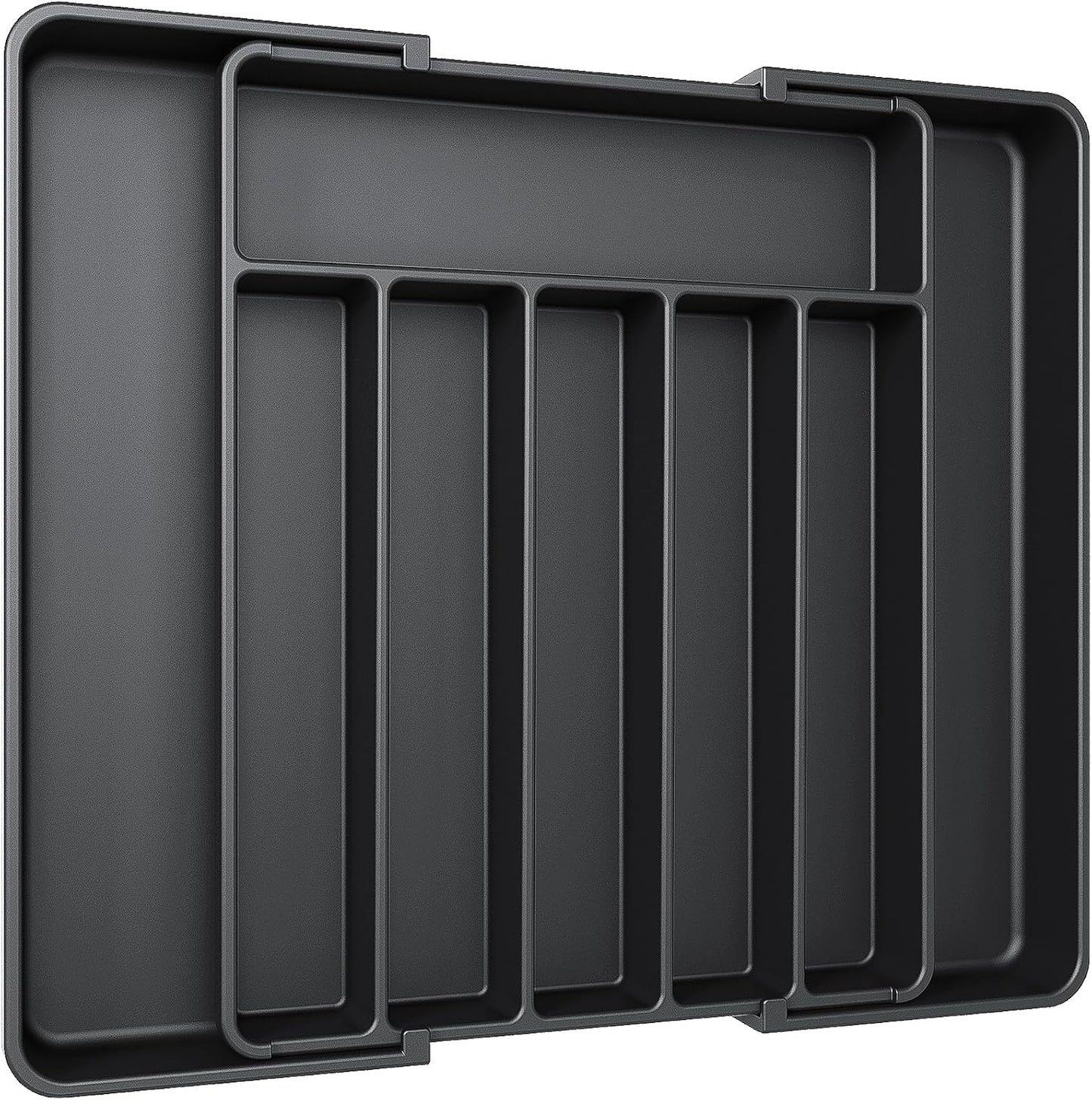 Silverware Organizer - Expandable Kitchen Drawer Organizer, Adjustable Utensil Organizer