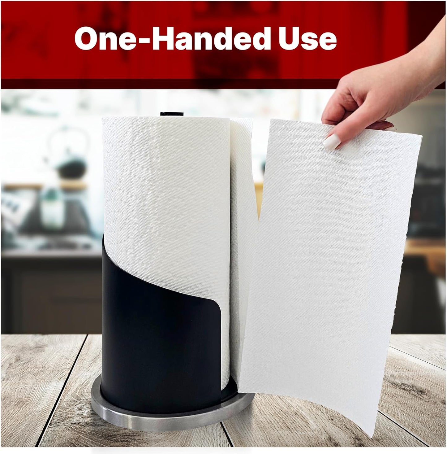 Stainless Steel Paper Towel Holder Countertop
