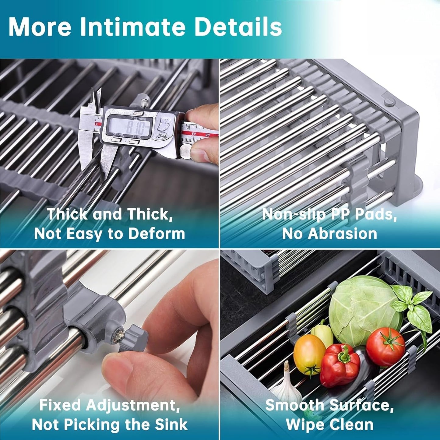 Dish Drying Rack, Over The Sink Dish Drying Rack