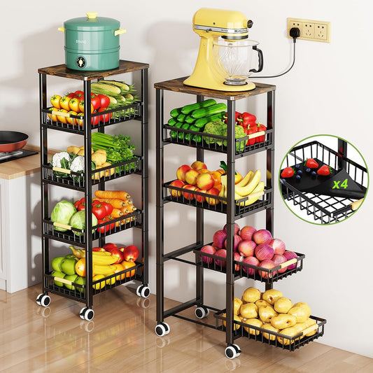 Fruit Vegetable Storage Basket for Kitchen