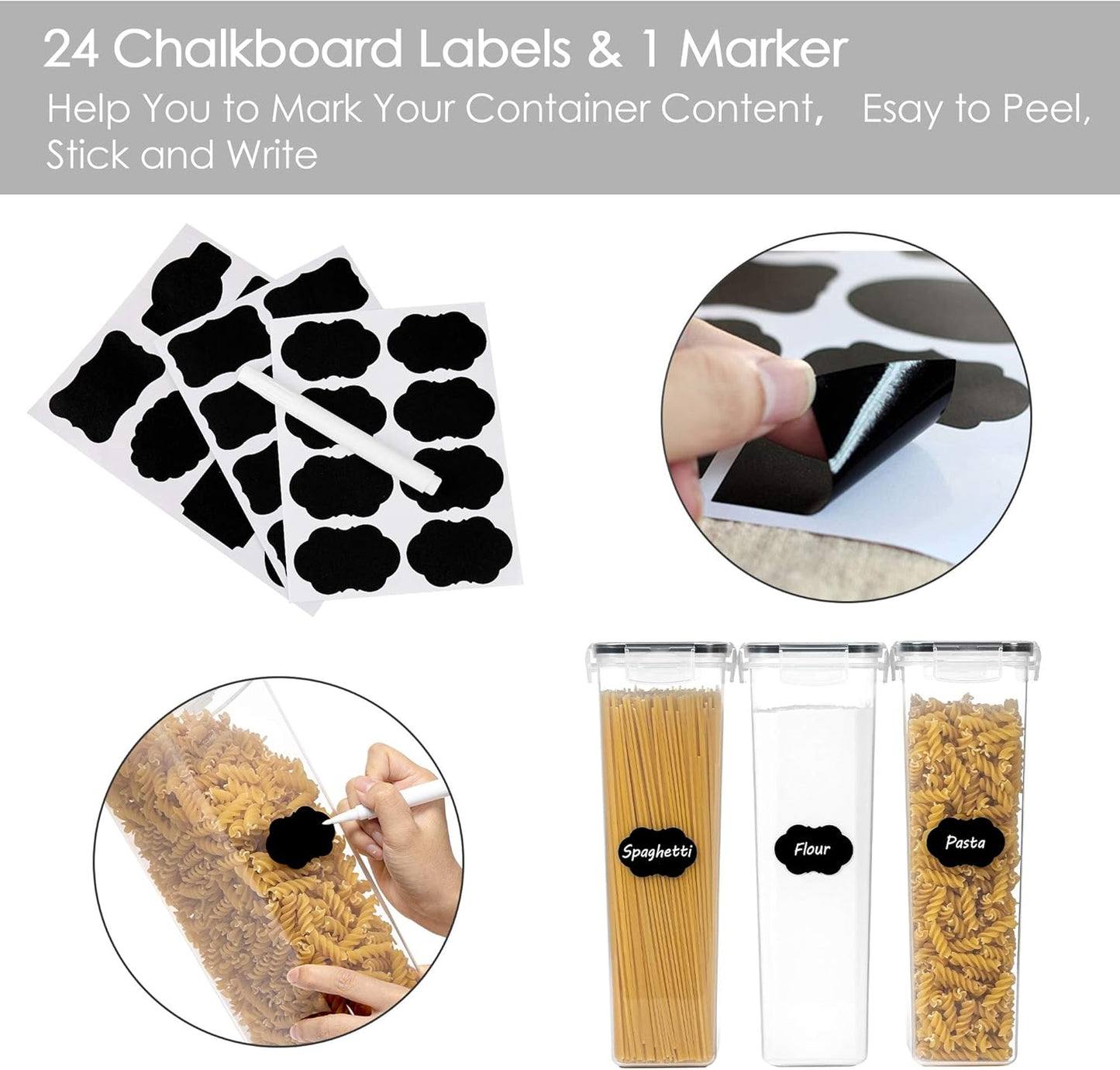 Airtight Food Storage Containers with Lids