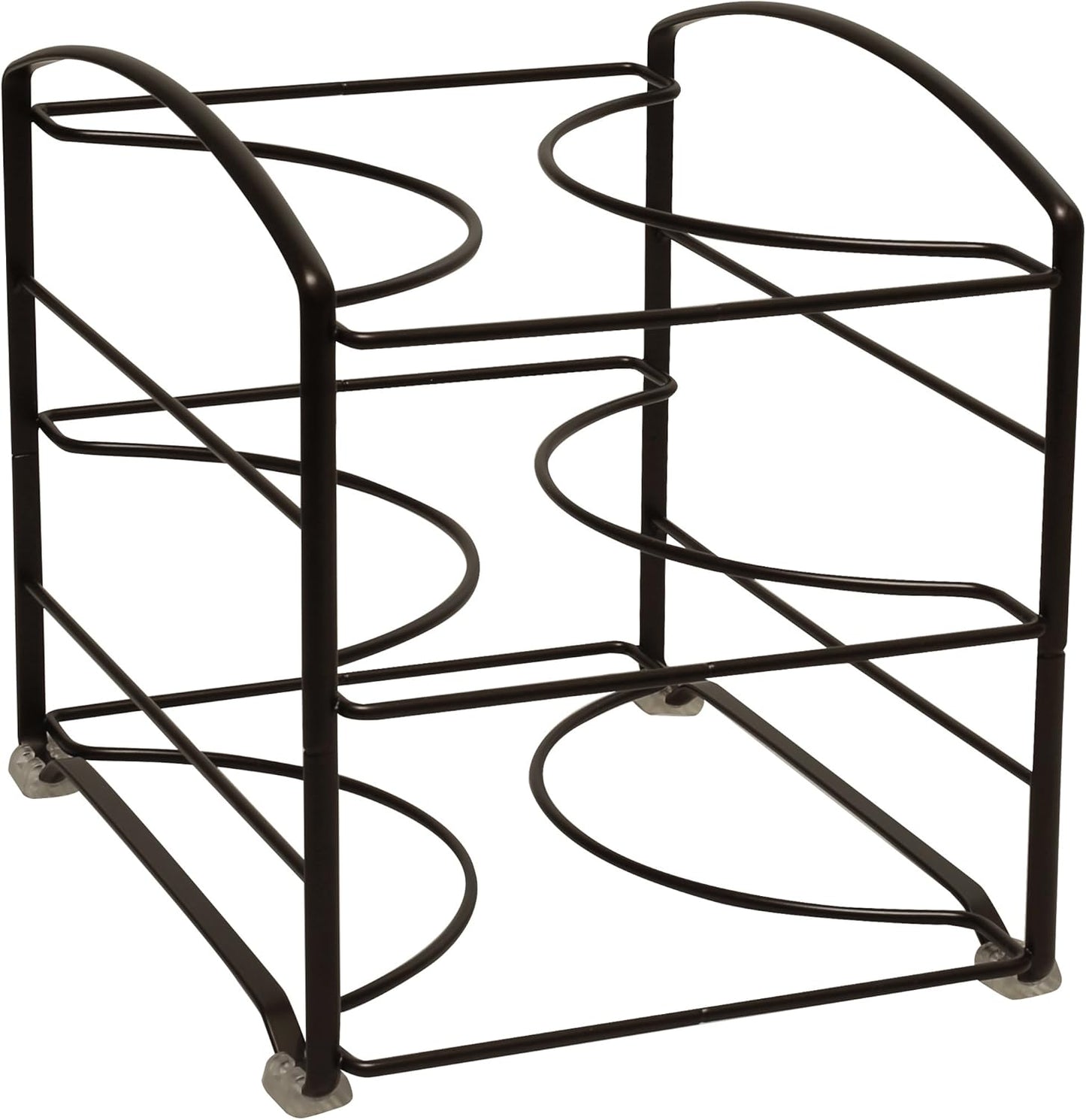 Wrap Organizer Rack for Kitchen Cabinet, 3 Tier, Bronze