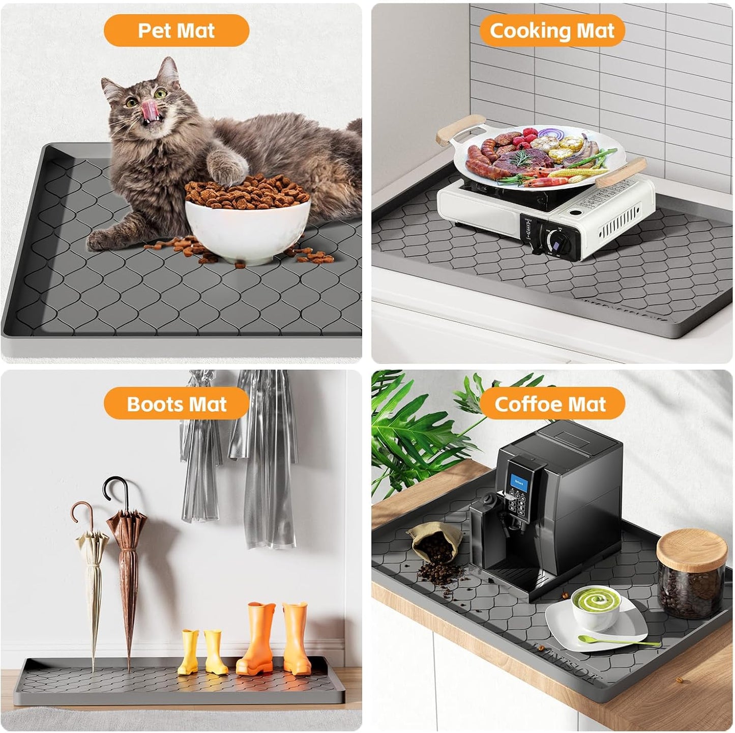 Silicone Under Sink Mat 34" x 22", kitchen Essentials and Gadgets