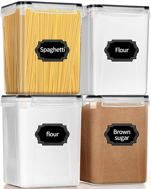 Large Airtight Food Storage Containers 5.2L / 195oz
