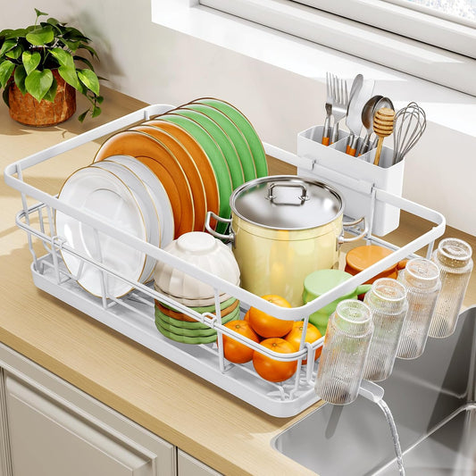 Dish Drying Rack, Dish Racks for Kitchen Counter