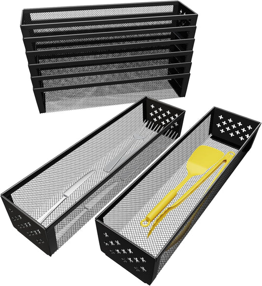 Silverware Drawer Organizer, 8 Pack Utensil Organizer for Kitchen Drawers