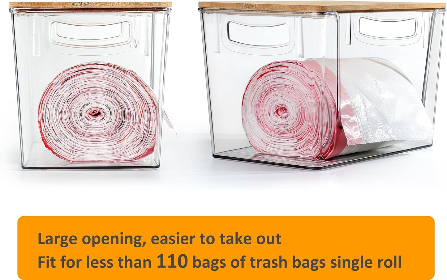 2 Pack Trash Bag Holder Dispenser, Extra Large Garbage Bags Holder