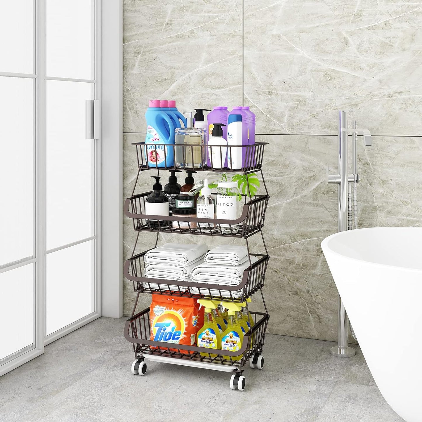 Fruit Vegetable Storage Basket for Kitchen