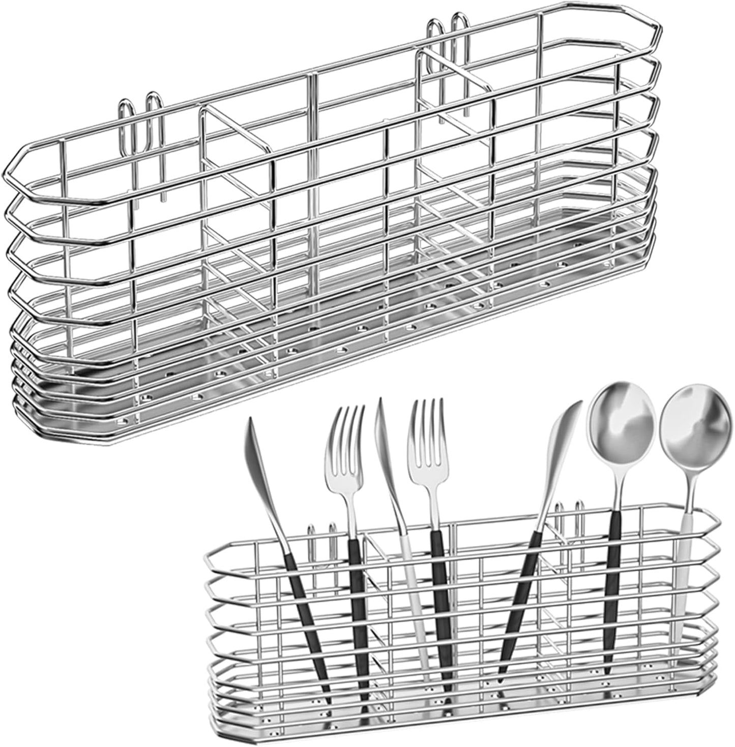 304 Stainless Steel Utensil Holder, Dish Drying Rack, kitchen Utensil Organizer