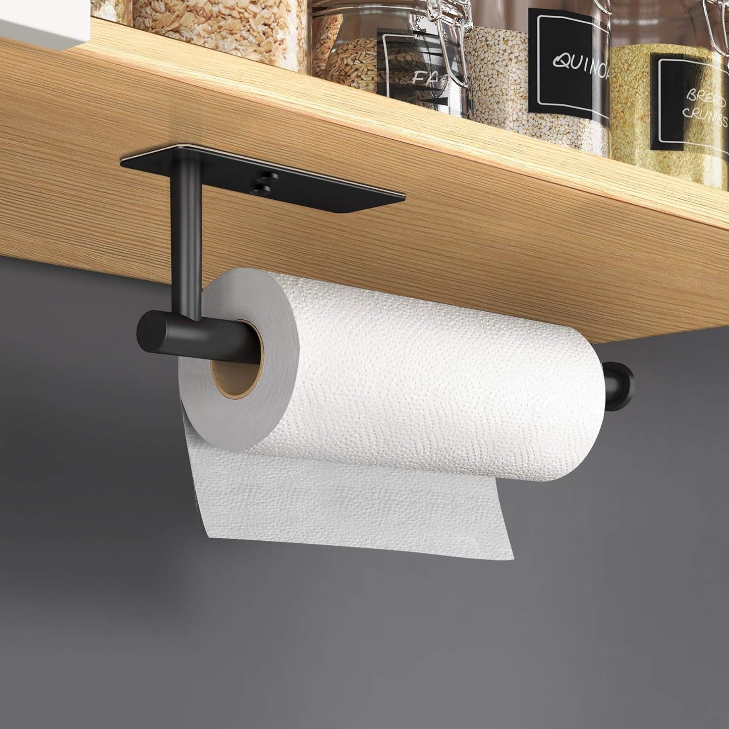 Self Adhesive Paper Towel Holder Under Cabinet Mount