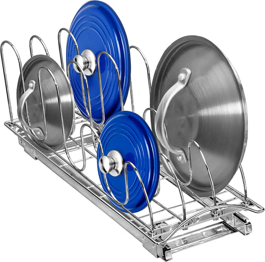 LYNK PROFESSIONAL® Pull Out Pot and Pan Lid Organizer Under Cabinet