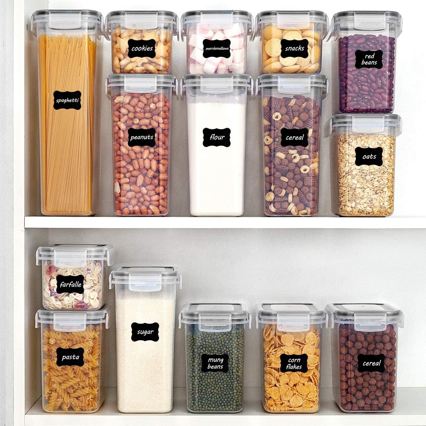 32pcs Airtight Food Storage Containers Set