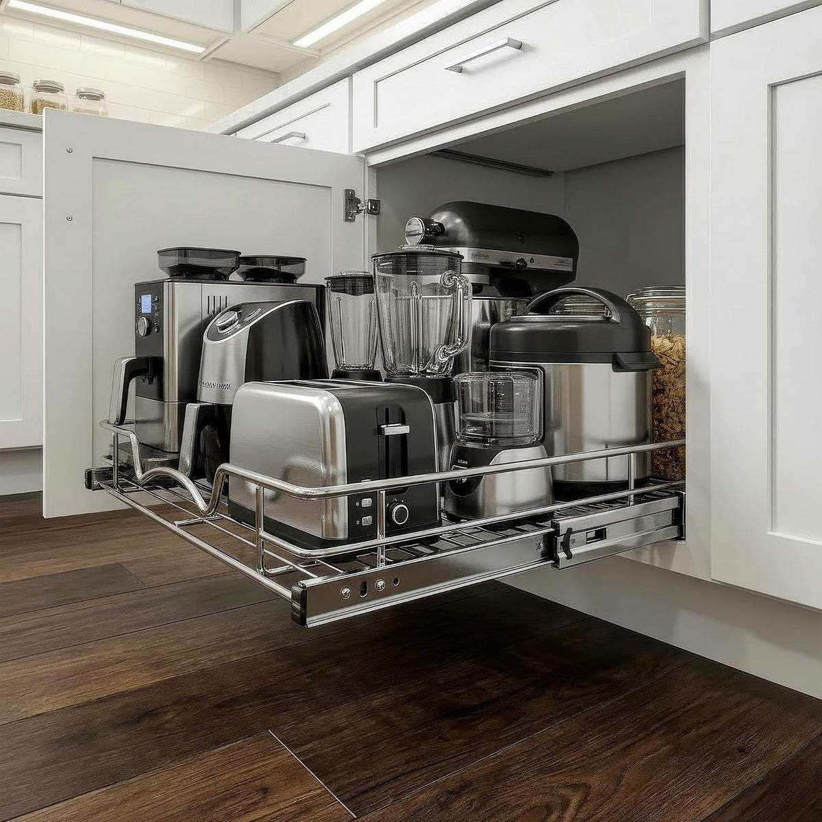 HOLD N' STORAGE Pull Out Cabinet Organizer